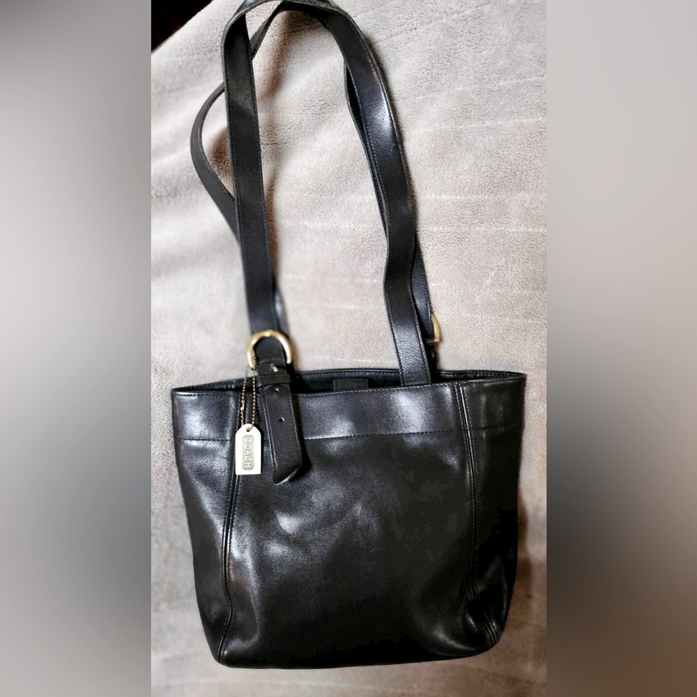 Vintage Coach Soho Buckle Bag Black